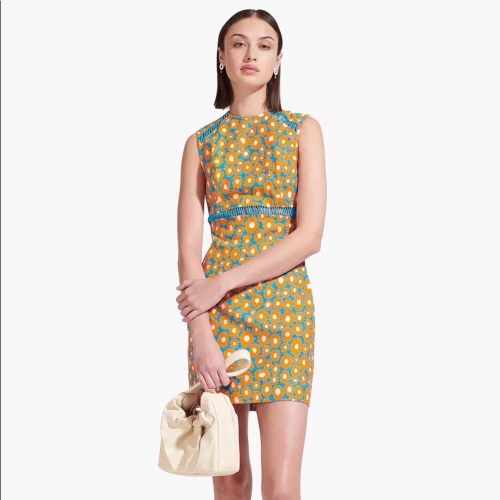 Staud Cricket Floral Mini Dress - Size 12